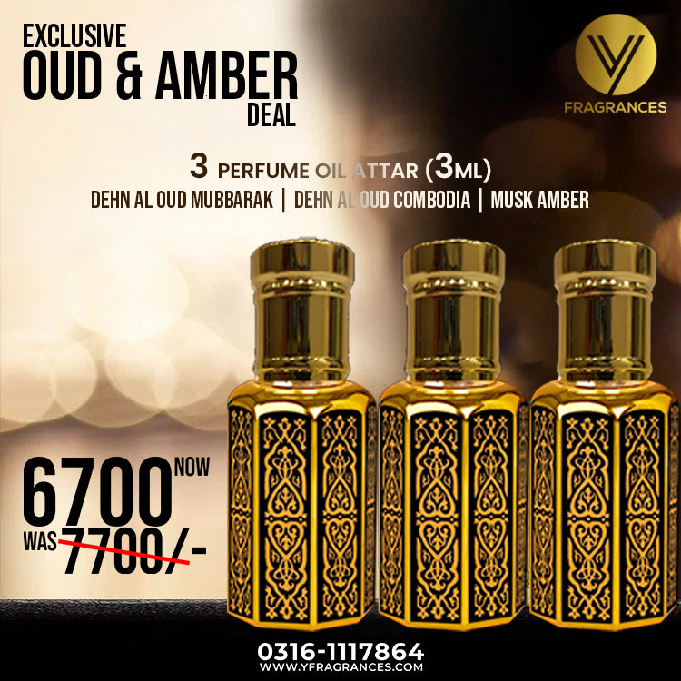 EXCLUSIVE OUD AND AMBER DEAL